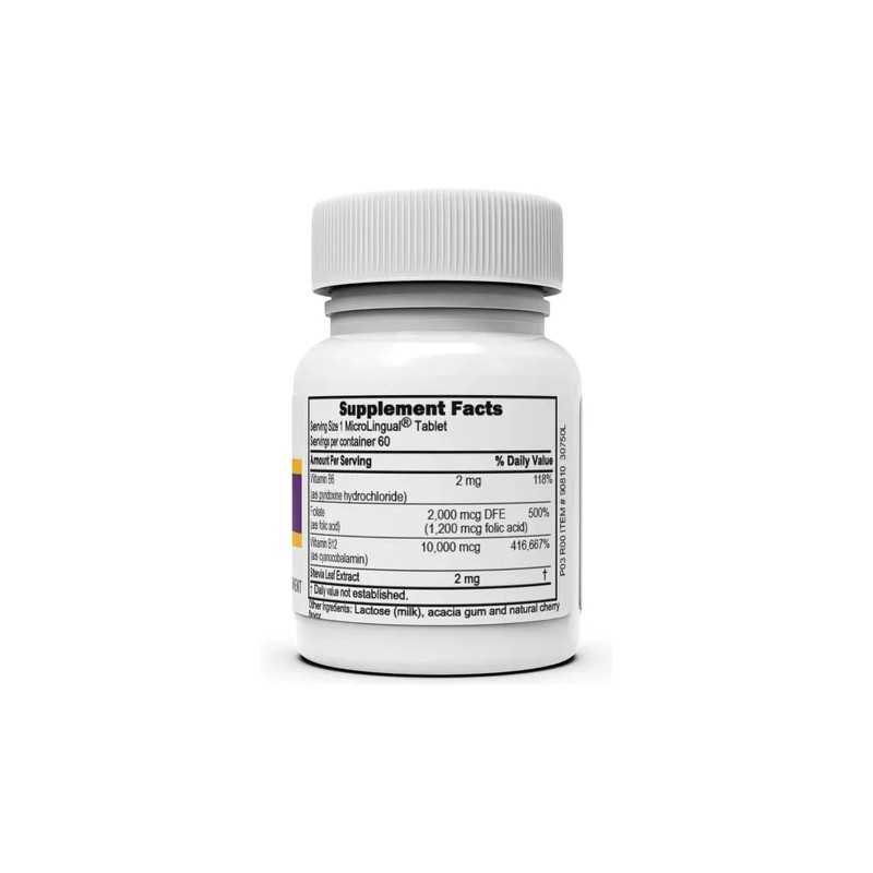 Superior Source Vitamina B12 B6 Ácido Fólico 60 Tabletas
