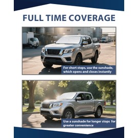 Retractable Windshield Sun Shade for car Windshield Sun Shade-Outfit (Sunshade+ Umbrella),99% UV Blocking,Long-Frequency and Short-Frequency Demand,Medium