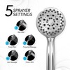 Handheld Shower Head with Hose, Detachable Shower Head With 5
