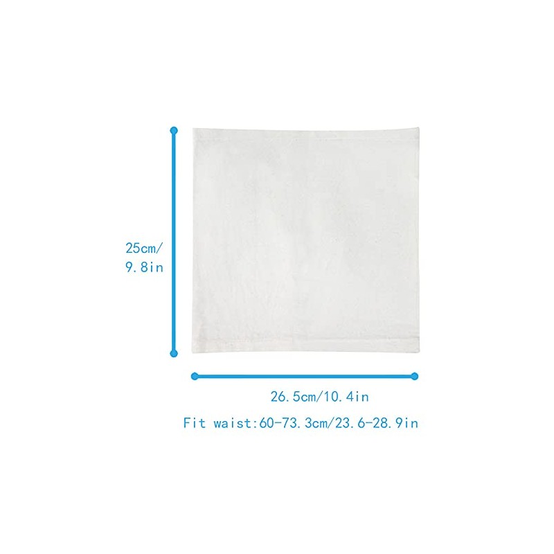 MilyaDE Cotton Kidney Warmer Shirt Extension Hip Warmer Elastic Waist
