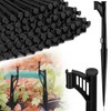 GlikCeil 100 Pcs 12.8" Irrigation Drip Support Stakes 1/4 Inch