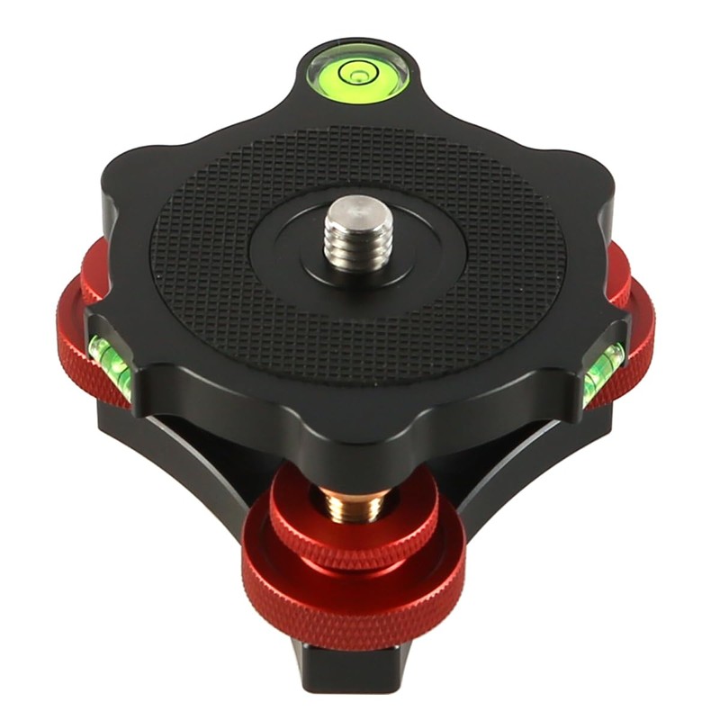 Laroal Tripod Leveling Base Camera Leveler With Bubble Level 3