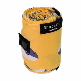 Shupatto Itoya Compact Bag M, Yellow, Navy