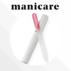 Manicare 3 Glass Nail Files, For Shaping And Styling Nails,