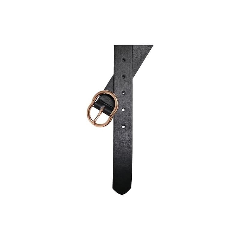 Urban Classics Unisex Belt, Black/Gold