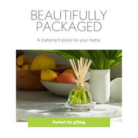 AGRARIA AirEssence & PetiteEssence Flower and Reed Diffuser Set, Luxury Home Scents Diffuser, Scented Oil Reed Diffuser, Flower and Reed Diffuser Gift Set for All Occasions