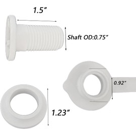 CAMGJORT - Tapón de drenaje para enfriadores Xtreme de 50, 58 y 82 cuartos - Longitud del eje de 1.5 pulgadas (1)