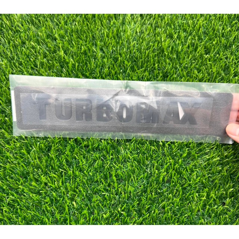 2PC 2024-2025 Turbomax Emblems 3D Badge Nameplate Hood Letters Logo