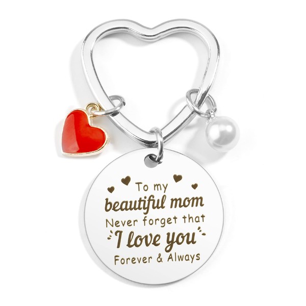 Gifts for Mom From Son Daughter Keychains for Mom Accessories Best Mom Gifts Christmas Gift Ideas for Mom Gifts for Mom Birthday Gifts for Moms Mother's Day Thanksgiving Gifts Valentine's Day Gift