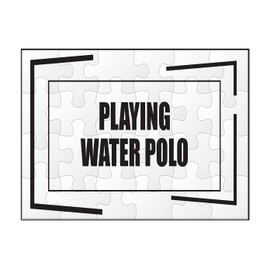 Makoroni - Playing Water Polo Hobby - Jigsaw Puzzle 30 pcs, Desy52