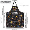 MBMSO Crab Apron with Pockets Feeling Crabby Gift Apron Funny