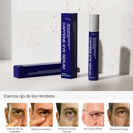 Caffeine Eye Cream: Contorno de Ojos Crema Iluminadora Antienvejecimiento con Cafeína para Ojos con Niacinamida para Una Piel Luminosa sin Ojeras