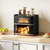 HOOBRO Bread Box, Bamboo Bread Box for Kitchen Countertop, 2