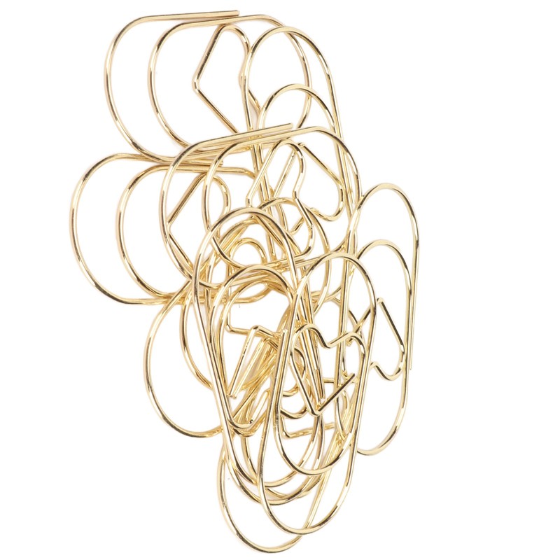 Paper Clips Prevent Slip Rust Proof Love Heart Shaped Decorative