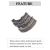 Brake Shoe Set 2 WD Both Wheels Replacement for Chuck