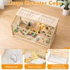 XiaZ Hamster Cage,32Inch Large Hamster Cage with Panoramic View and