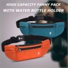 Peicees Fanny Pack with Water Bottle Holder Waist Bag for