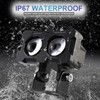 2PCS Motorcycle LED Fog Lights Rust Proof Shockproof Bright Light