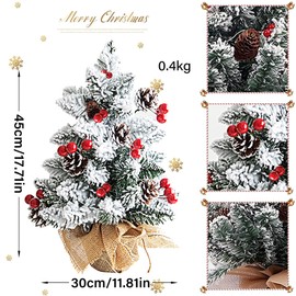 45 cm Mini Christmas Tree, Mini Christmas Tree for Table, Miniature Christmas Tree, Mini Christmas Tree, Artificial Christmas Tree, Small Christmas Tree, Christmas Tree