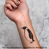 4 x 'Penguin' Temporary Tattoos - Water Resistant, Skin-Safe, Non-Toxic