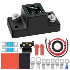 TEENO 12V 50Amp ATV UTV Smart Dual Battery Isolator Kit for Personal Watercraft, Snowmobile, Street Bike, Cruiser/Touring