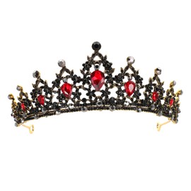 Mikinona Elegant Rhinestone Crown Wedding Hair Accessories for Women's Fashion Show