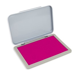 Metal Case Stamp Pad Medium Size, Magenta Purple Color - Size: 3" x 4" - Choose from 15 Ink Colors