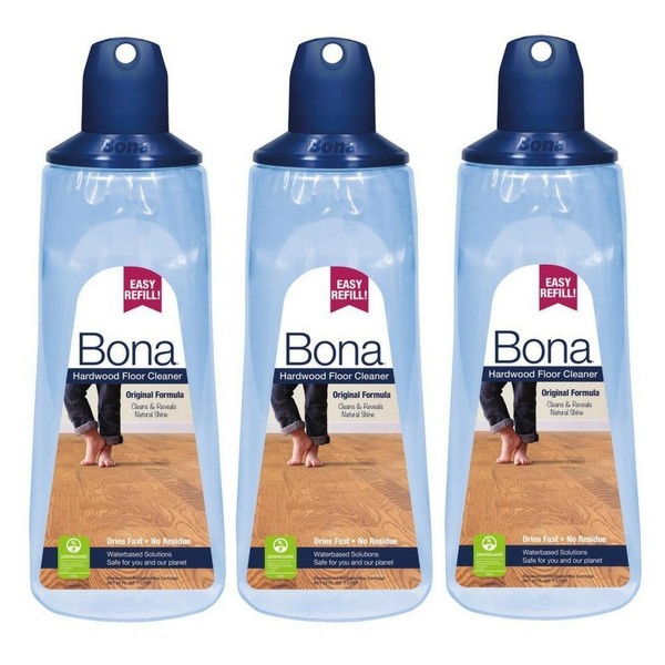 Bona New Value Size Package Hardwood Floor Cleaner Cartridge-New Value Size Package 34 oz. (Pack of 3)