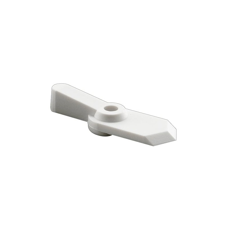 Prime-Line L 5759 Pointer Latch, 5/8 In., Plastic, White, 12