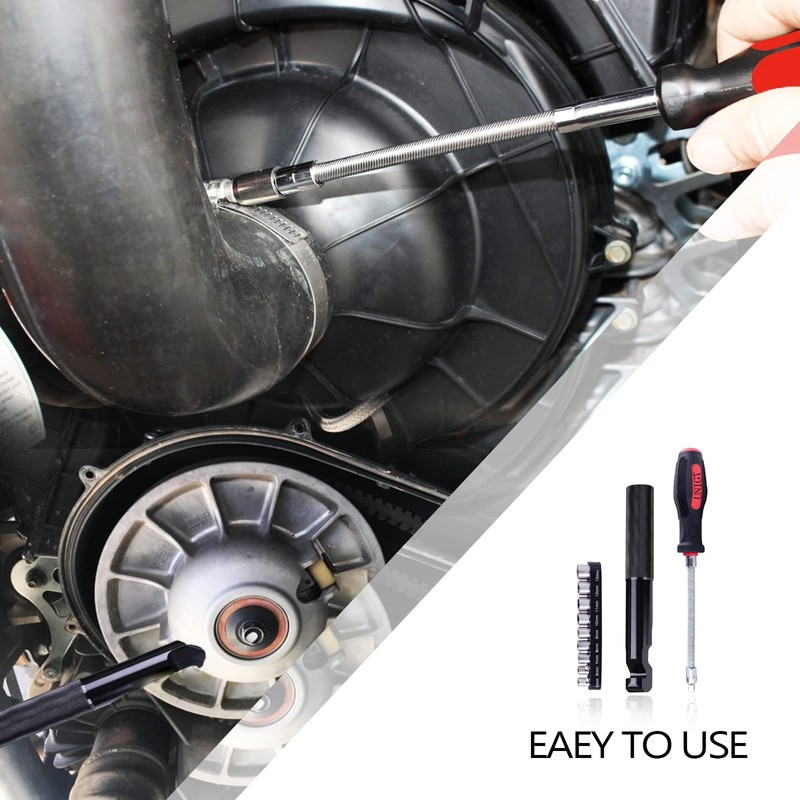 UNIGT Belt Changing Tool with Clutch Cover Removal Tool Kit