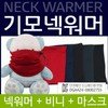Neck Warmer [Fleece Neck Warmer] GEO Fleece Color Multi (Black Number) 4ea