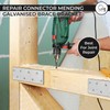 OMIDEAS 10 x Flat Joining Plates (80 x 40 x