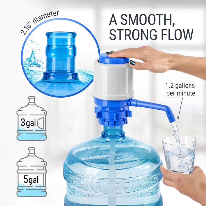 HotFrost Manual Water Pump for 5 Gallon Jug & Bottle