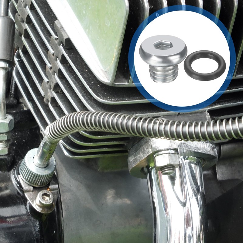 sourcing map 4Pcs M5x0.8 Inner Hex Head Pipe Fitting Plug,