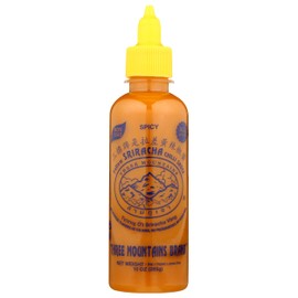 THREE MOUNTAINS BRAND Yellow Sriracha Chilli Sauce, 10 OZ