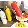 New Star Foodservice 28560 Smiley Faces Squeeze Bottle Set, Plastic,