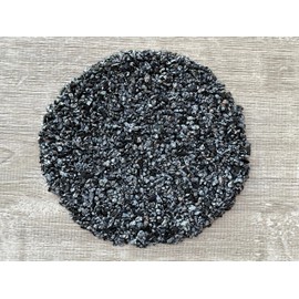WHOLESALE Natural Semi Tumbled Gemstone Chips, Crushed Mini Crystals, Undrilled Crystal Chips (Snowflake Obsidian, 0.25 Pound)