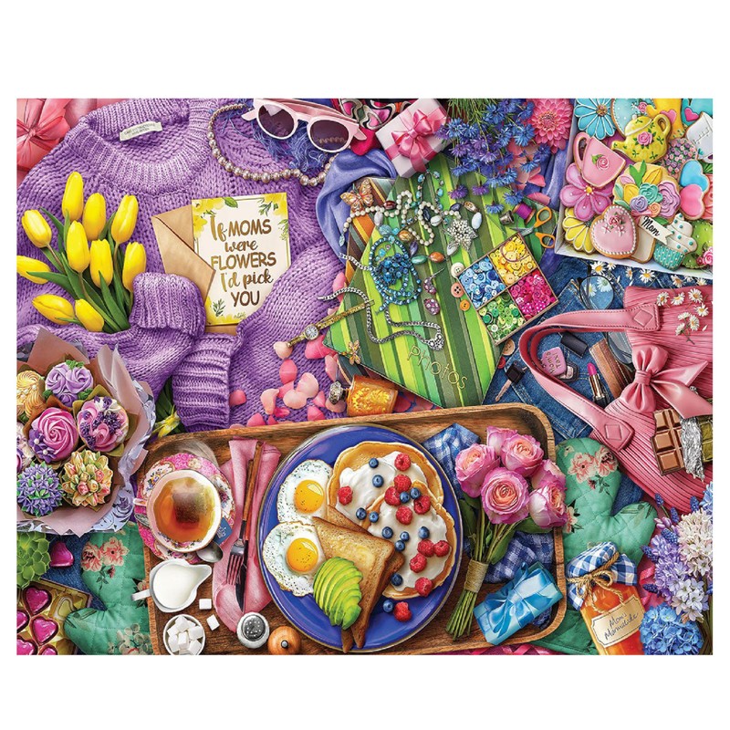 White Mountain Love You Mom Puzzle 1000 Piece Mothers Day