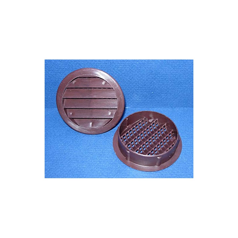 Maurice Franklin 2.5" Round Plastic Vent - Brown - Package