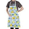 MYSOMY Italian Amalfi Coast Lemons Apron Italian Kitchen Apron Sorrento