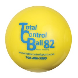 Total Control Sports Batting Ball (Pack of 6), Yellow