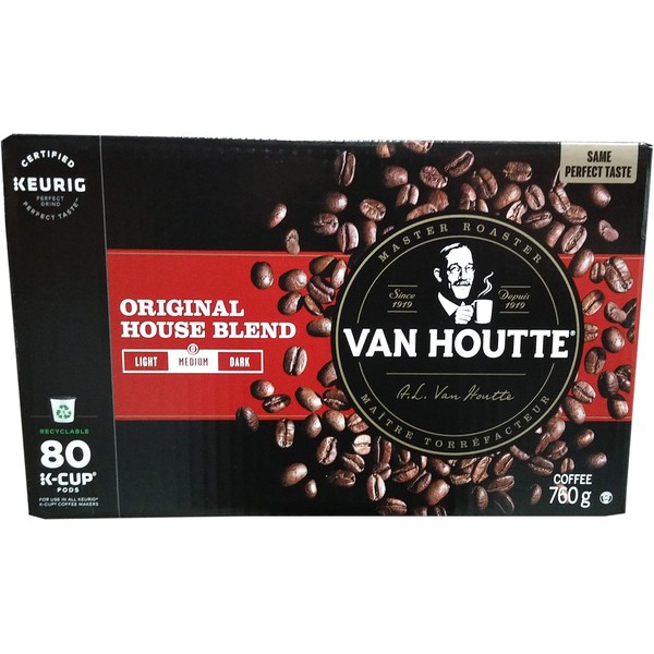 Van Houtte Medium Roast Coffee - 80 K-Cup {Imported from Canada}