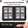 Carpeta Toploader de 4 bolsillos para tarjetas Toploader rígidas de