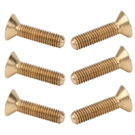 Flat Head Hex Socket Screws Pure Copper 6mm Diameter 2mm Thickness Pack of 50 for Industrial Fastening