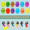 Cherislpy 24 Pcs Prefilled Easter Eggs with Mini Jesus Figurines Resin Toys Great for Kids Toddlers Easter Egg Hunt Fillers Easter Basket Stuffers Party Favor Gifts