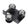 Back Support Plate Black Metal 3D Printer Extruder Back Support