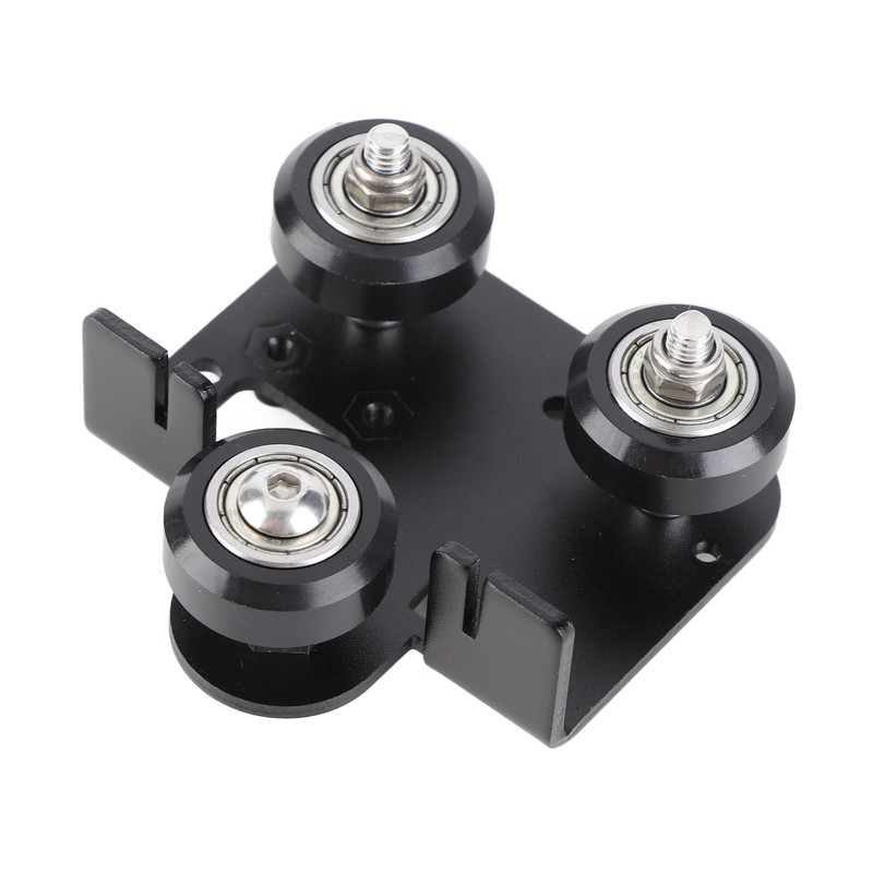 Back Support Plate Black Metal 3D Printer Extruder Back Support