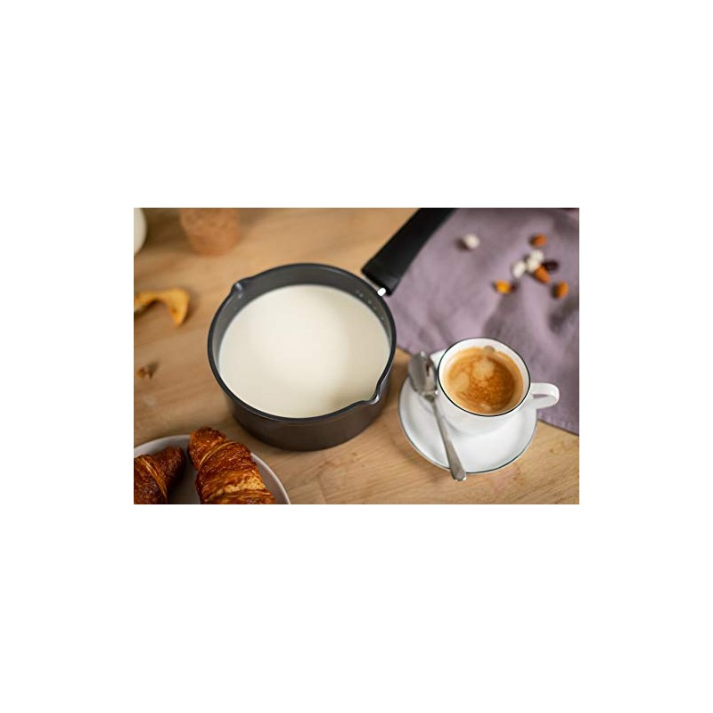 Kuhn Rikon"Easy Induction" Milk pan, 6.30", Black
