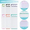 24Pcs Budget Sheets, Expense Tracker Sheets for A6 Budget Binder