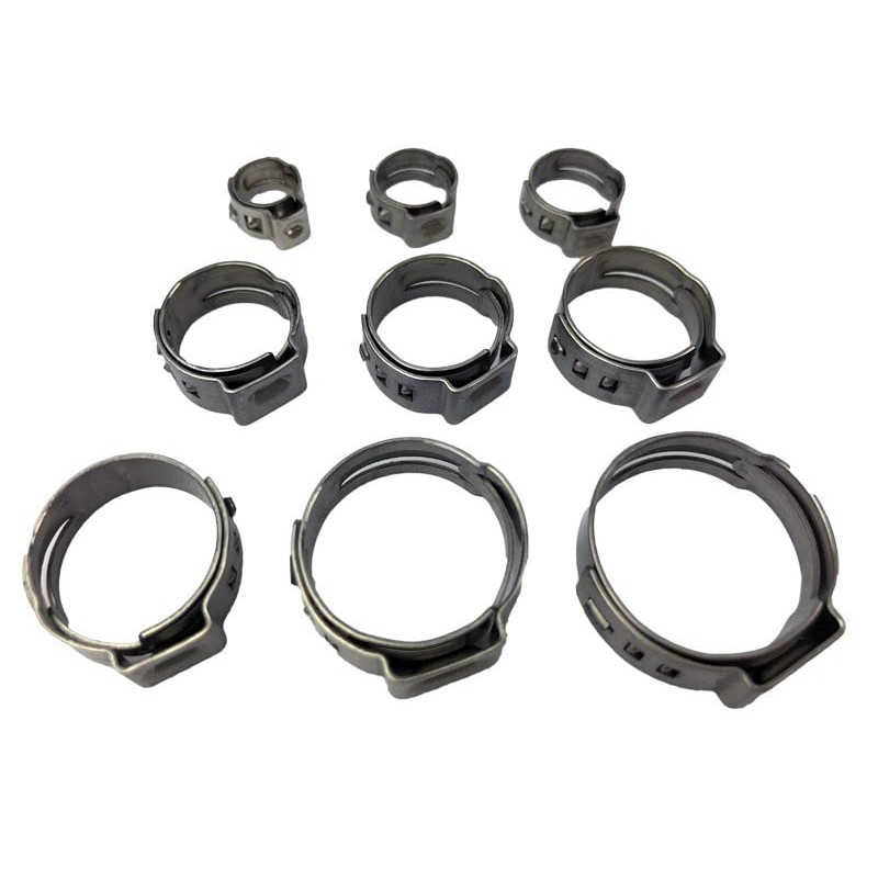 Oetiker 170 Piece Hose Clamps Assortment Single Ear Clamps Hose